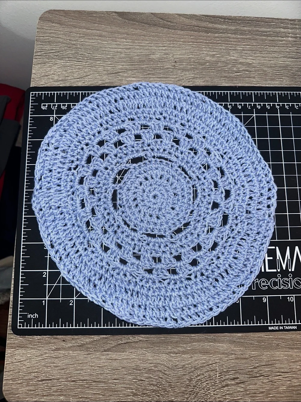 Crocheted doilies bundle of 3 100% cotton
